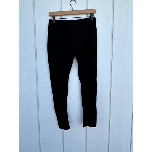 Theory Black Ankle Leggings, Viscose Blend, Size Small - Picture 2 of 5